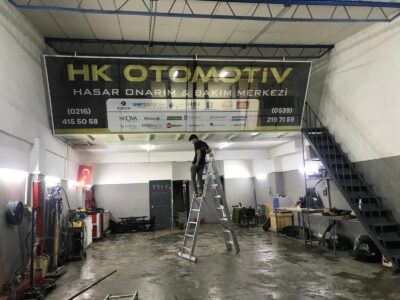 Vinil mesh germe uygulaması 1