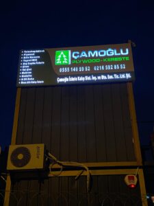 ışıklı kutu harf tabela 16