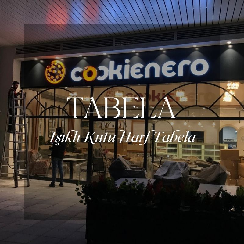 Işıklı Kutu harf Tabela